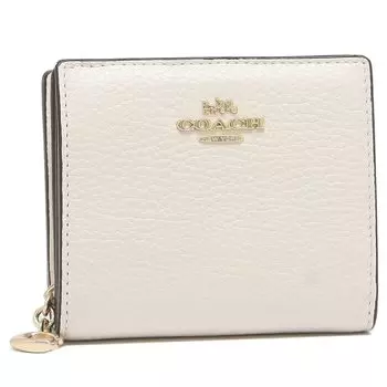 Outlet Bifold Wallet Mini Wallet White C2862 IMCHK [Coach] Женский [Товар]