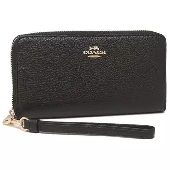 Outlet Длинный кошелек черный C4451 IMBLK [Coach] женский [Товар]