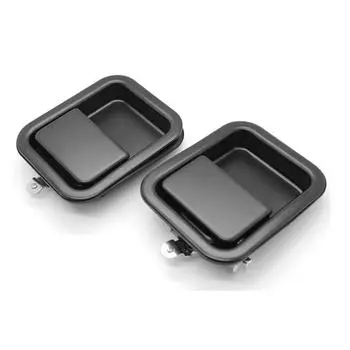 Outside Door Handle Pair Full Door Heavy Duty Metal for Wrangler 1991-2006 Yj Tj