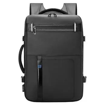 Outwalk Мужской Модный Рюкзак Многофункциональный 15,6-дюймовый Бизнес-Рюкзак Для Ноутбука Большой Вместимости Дорожный Рюкзак чёрный
