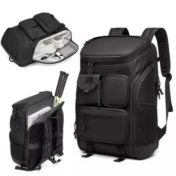 Outwalk Новый 45L Большая вместимость Unsiex Outdoor Travel Backpack 17 17,3 дюймов Многофункциональный рюкзак для ноутбука Сумка чёрный