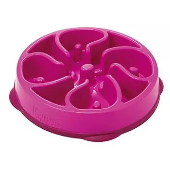 Outward Hound Fun Slow Feeder Bowl Purple &