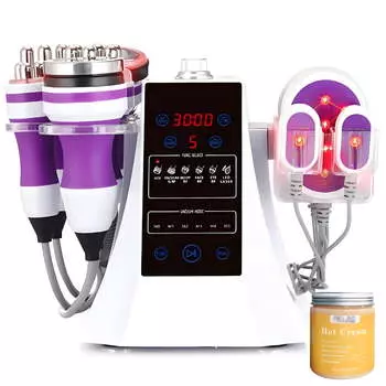 Ouwald 6 в 1 Профессиональный аппарат кавитации для домашнего удаления жира, многофункциональный аппарат кавитации RF 40 для салонов красоты и спа