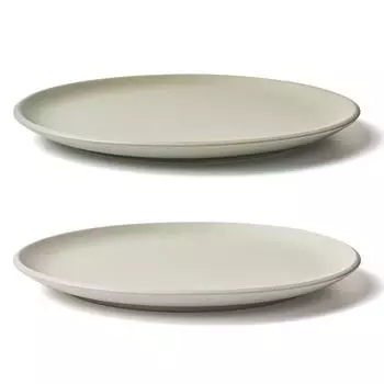 OVE Керамическая посуда Круглая большая тарелка (27x2,2 см) Природа Посуда Посудомоечная машина Духовка Сейф бежевый
