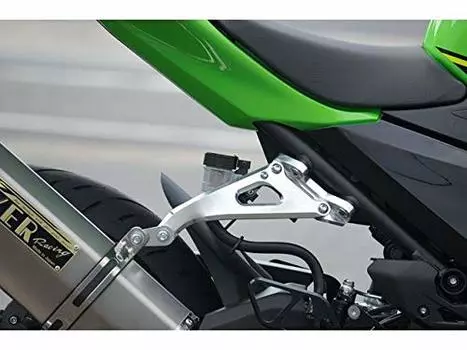 OVER racing алюминиевая стойка глушителя черная Ninja400 36-722-01B