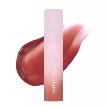 Overglow Tint Milk Brew (Mini Size) Lip Tint Lipstick Glossy Finish Highly Moisturizing Mello Tint Plump Shiny Volume Vegan Certified Travel Size Tria