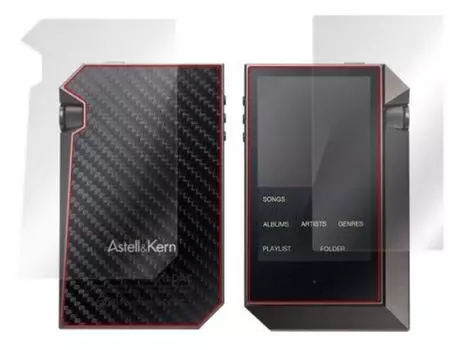 OverLay Brilliant для Astell Kern AK240 и задняя глянцевая защитная пленка для ЖК-дисплея и передний двухсторонний комплект OBAK240/S