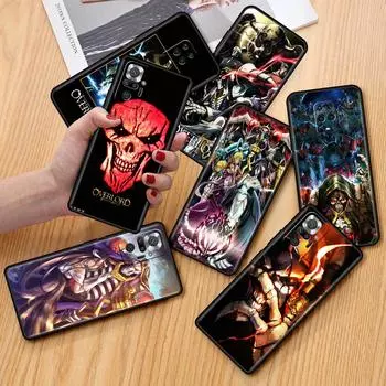 Чехол для телефона Overlord с черепом аниме для Xiaomi Redmi Note 10 9 Pro 11 10S 9S K40 9A 9C 9T 8 8T 7 10C, силиконовый чехол, черный мягкий чехол Redmi Note 7