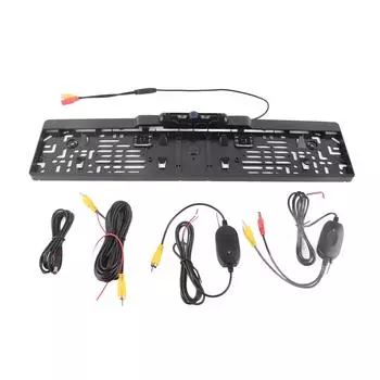 Oversea Funk 170 градусов ИК камера заднего вида с беспроводной маркировкой номерного знака помощь при парковке