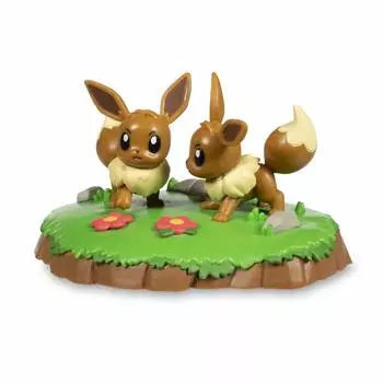 Overseas Pokemon Center Limited Фигурка Иви Полдень с Иви Фигурка Иви и друзьями светло-коричневого