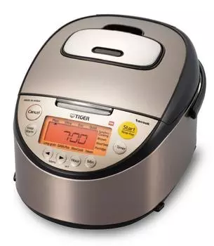 overseas TIGER IH rice cooker W copper special thick pot 220V in [For markets] 5-layer far-infrared JKT-S18W 1.8L Made Japan