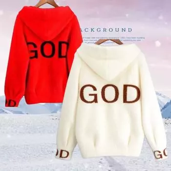 Oversize Plus Velvet Winter Imaction Норка Флис Новые толстовки Harajuku Пальто Женские толстовки Корейский стиль Свободный кардиган Топы S бежевый