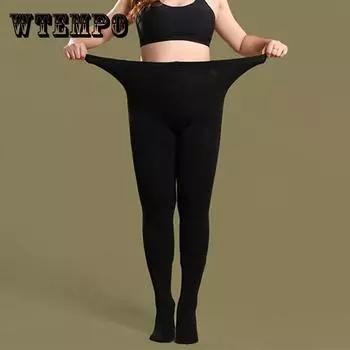Oversized Leggings Winter Stockings Women s Fleece Leggings Anti Hook Stockings L 90-65kg