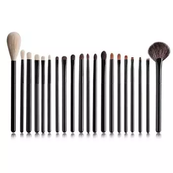 OVW 2 шт. коза профессиональные косметические кисти для макияжа инструменты натуральные волосы черная живопись деревянная ручка brochas maquillaje pelo natura