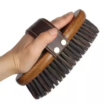 Овальная расческа для ухода за шлейкой, щетка для расчесывания, деревянная щетка для очистки конского волоса, массажная щетка для удаления пота