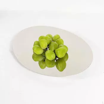 Овальная тарелка для фруктов из нержавеющей стали, декор для журнального столика, закуска