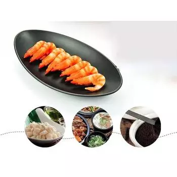 Овальное черное кольцо тарелка поднос для украшений подставка для ключей органайзер декоративная тарелка для ключей чаша для украшений декоративная тарелка органайзер кухонные принадлежности S