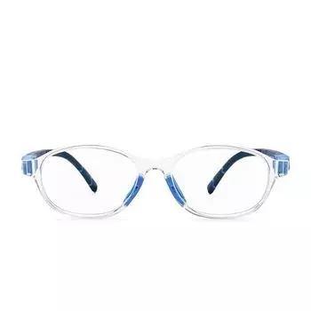 Овальные детские компьютерные очки Intellilens для защиты глаз | Очки с антибликовым покрытием и фильтром синего света | Линзы Blue Cut для мальчиков и девочек