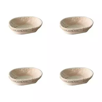 Овальные инструменты для выпечки Banneton из ротанга, корзина для расстойки хлеба, ферментация теста (С)