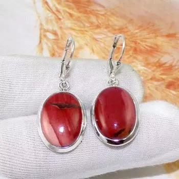 Овальные серьги Mokite, серьги с застежкой-молнией из серебра 925 пробы, настоящие серьги Mokite