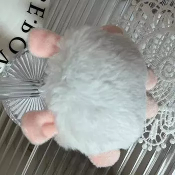 Овечка Пузырь Кукла Pinch Decompress Подвеска Kawaii Cartoon Squeak Diy Креативность Брелок Аксессуары Материал Комплект