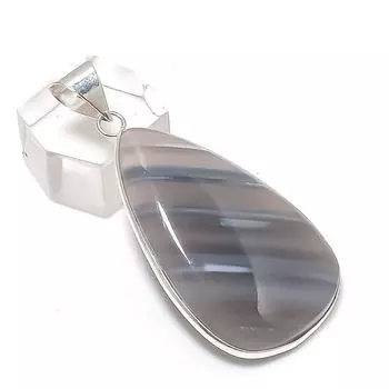 Owhyee Opal Gemstone Handmade 925 Sterling Silver Jewelry Pendant 2.09 b8t72