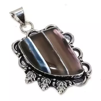 Owhyee Opal Gemstone Handmade 925 Sterling Silver Jewelry Pendant 2.09 d0y43