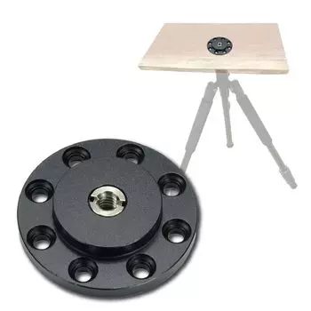 owl yorozu штатив стол подставка под пластину универсальный адаптер для стола подставка для кемпинга 1/4 3/8 чёрный