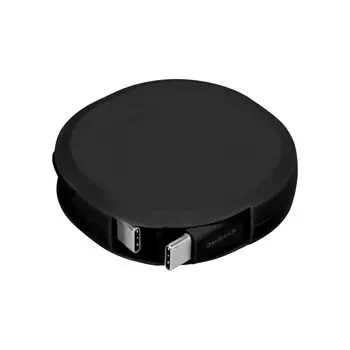 Owltech Single Pull Retractable USB to C Cable 90 см PD60W Быстрая зарядка Передача данных 480 Мбит/с Оснащен датчиком температуры katamaki