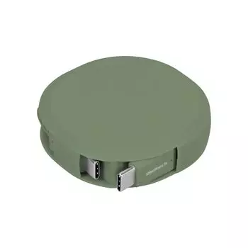 Owltech Single Pull Retractable USB to C Cable 90 см PD60W Быстрая зарядка Передача данных 480 Мбит/с Оснащен датчиком температуры katamaki Retractable