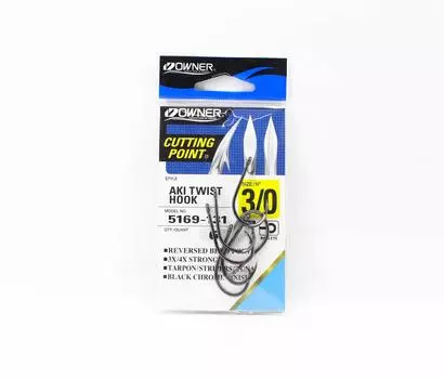 Owner 5169 Крючок Aki, размер 3/0 (9889)