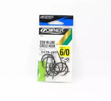 Owner 5179 SSW In Line Circle Hook размер 6/0 (0199)