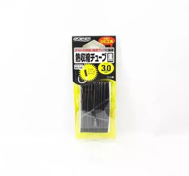 Owner 81219 Термоусадочная трубка черная, размер 3,0 мм, 1,2 м (8758)