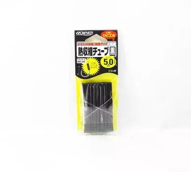 Owner 81219 Термоусадочная трубка черная, размер 5,0 мм, 0,9 м (8772)