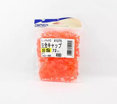 Owner 81270 Защитный колпачок с тройным крючком, размер SS, оптовая упаковка, 72 шт./уп. (2589)