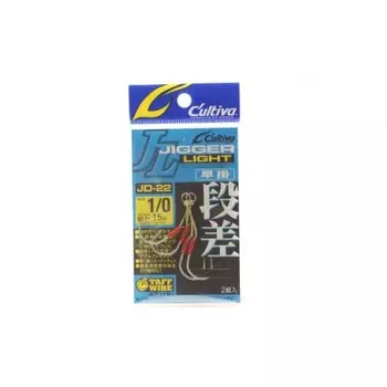 OWNER Assist Hook JD-22 Jigger Light Step Early Hanging 1/0 No. 11767