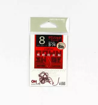 Owner B-74 Worm Hook Down Shot SP, размер 8 (5804)