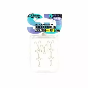 OWNER Double Hook SD-36 Stinger Double No. 8 11578