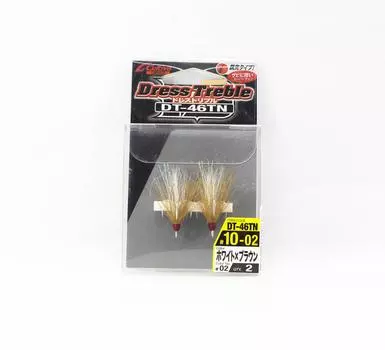 Owner DT-46 TN Платье тройным крючком, размер 10 Белый Коричневый (8147)