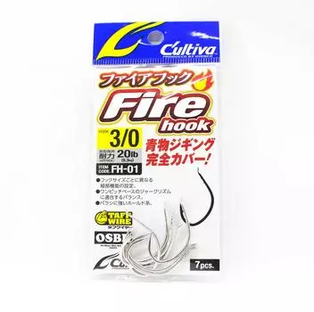 Owner FH-01 Fire Hook Одиночный джиг 3/0 (7924)