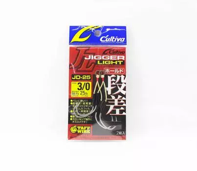 Owner JD-25 Двойные вспомогательные крючки для легкой фиксации Jigger, размер 3/0 (8924)