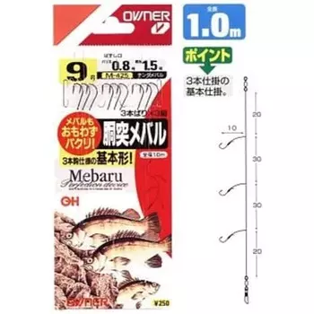 OWNER (Owner) Rockfish 3 hooks 3 sets No. 7-1