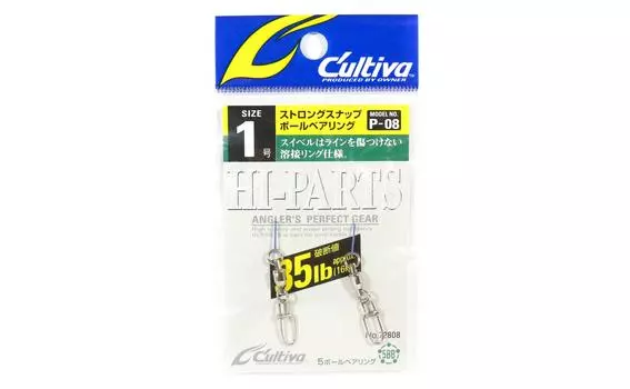 Owner P-08 Вертлюг на шарикоподшипнике с защелкой, размер 1 (8812)