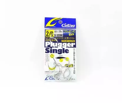 Owner S-125M с одинарным крючком для приманки размера 2/0 (0363)