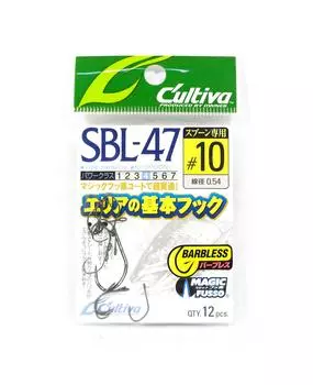 Owner SBL-47 Одинарный крючок для ложки без бородки, размер 10 (8469)