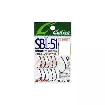 OWNER SBL-51 Single 51 Barbless 4 11627 Black