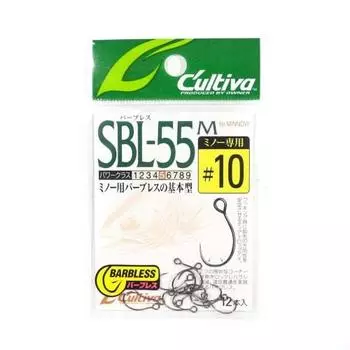 OWNER SBL-55M Single 55 Barbless (for Minnow) 10 11611