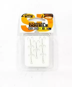 Owner SD-26 Двойной крючок Стингер Размер 8 (6017)