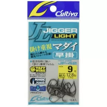 OWNER Single Hook JF42 Jigger Light Red Sea Bream Hayakake No. 9 16575