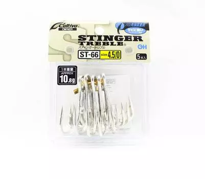 Owner ST-66 TN 4X Treble Hook Heavy Duty Size 4.5/0 (9925)